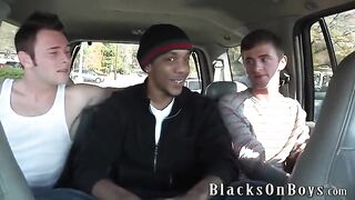 Cameron Gets Fucked By Two White Boys