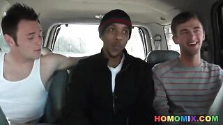 Cameron Gets Fucked By Two White Boys