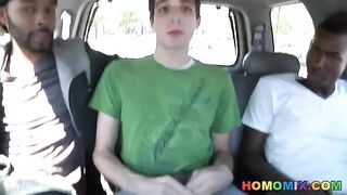 Chris Kingston Gets Fucked By Two Black Guys