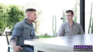 Scott Finn is eager to suck off hung twink Danny Gunn