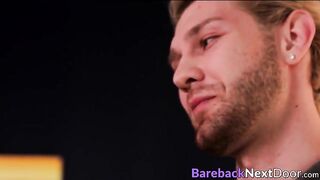 Hung stud ass fucks his craving boy toy hard and fast