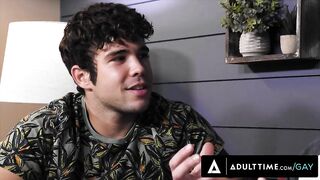 ADULT TIME - Bicurious Dalton Riley Lets Gay Best Friends Seduce Him Into Threesome! FIRST BAREBACK!