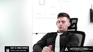 Hot - Caught Jerking Off, Trevor Brooks Gives His Ass To Fuck To Hung Boss Jordan Starr