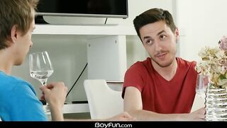 Boyfun - Step brothers Fuck Bareback On Return From College