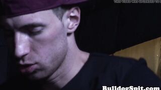 Masculine inked lad rimmed before assfucking