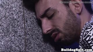 UK hunk jizzed after cockriding in the club