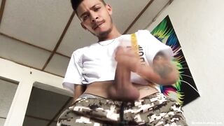 Latin Boy Juan Jacking Off