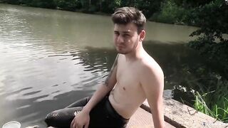 Vojta Chills By The Pond And A Random Guy Passes Offers Him Money To Fuck His Ass - Hot