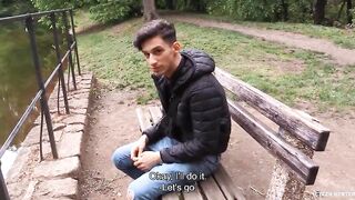 His girlfriend cucked him so cute amateur boy tries dick - Czech Hunter