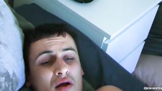 Hunter - Greedy Guy Agrees To Suck Cock For The First Time In His Life For Some Money