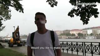 CZECH HUNTER 364 - Handsome Looking Hunk Gets Cash To Suck & Fuck A Big Dick