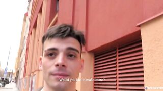 Hot - Poor Cute Guy Takes A Stranger's Big Dick In His Ass As An Exchange For Some Money