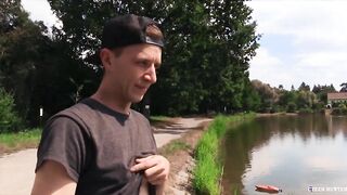 CZECH HUNTER 552 - Cute Twink Patrick Sucks A Stranger's Cock And Gets His Ass Stretched For Money