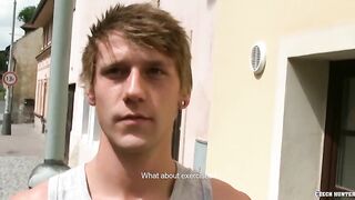 CZECH HUNTER 467 - Muscular Jock Takes A Big Dick Up His Smooth Behind