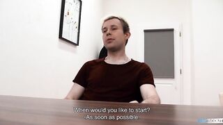 Hot - Shy & Introverted Dude Can't Say No To A Good Job Even If He Has To Get Fucked In The Ass