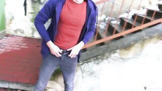 CZECH HUNTER 418 - Long Haired Jock Doesn't Hesitate To Suck & Fuck For Extra Cash