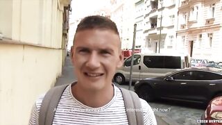 CZECH HUNTER 447 - Tourist Gets Approached By Stranger & Offers Cash For Ass