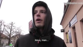 Czech Hunter 386 - Curious Dude Picked Up From The Street To Get Fucked