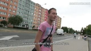 CZECH HUNTER 370 - Lost Stranger Gets Help Finding His Way Into Dude's Smooth Asshole