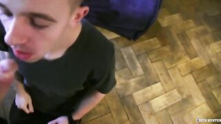 CZECH HUNTER 503 - Euro Hunk Sucks A Monster Cock For Cash