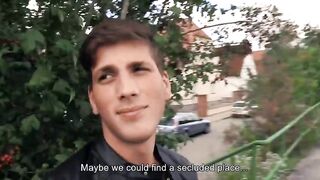 CZECH HUNTER 557 - Rebel Twink Likes To Have Fun & Doesn't Work So He Makes Some Cash By Sucking Coc