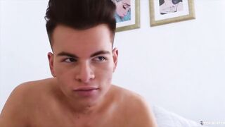 CZECH HUNTER 502 - Super Nerdy Twink Gets His Tight Asshole Opened Up