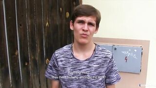 CZECH HUNTER 444 - Straight Teen Picked Up & Sucks A Fat Cock In The Woods