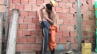 Latino Construction Workers Barebacking