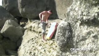 151 ENZO RIMENEZ fucked by JORDAN FOX in public beach exhib