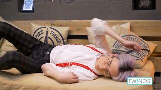 Karol Gajda Cums On His Abs After Had Fucked & Jerked Himself!