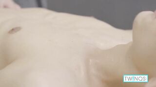 Sexy Lucas Got Her Shoulder Spermed By Handsome Twink Logan!