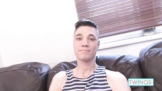 Hot Brunette Boy Pheonix Z Masturbates And Fingers His Ass!
