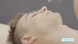 Lucas & Michael Lock The Massage Room Door & Have Hard Anal Sex!