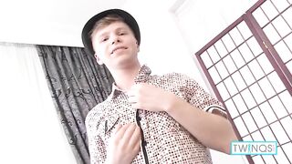 Beefy Blonde James T Masturbates While Fingering His Butt!