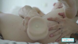 Hot Tattooed Twink Noah Jacks Off His Big Cock And Cumshots!