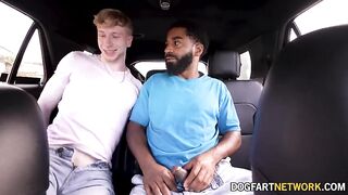 Hot - Handsome Jock CAUGHT Sucking A Juicy Dick In Driving Service