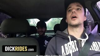 Hot Driver Jonas Matt Agrees To Give Chiwi Black A Ride If He Gives Him His Asshole - Dick Rides