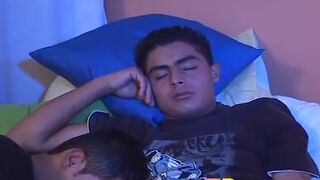 Two gorgeous twinks Antonio and Marcos enjoy in anal sex