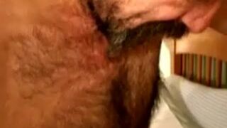 Masculine blue collar getting facialized