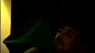 Hairy dirty exconvict giving cocksuck to his parole officer