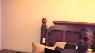 Sucking 10 Inches Of Straight Black Cock