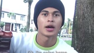 Latin Boy Alfredo Stroking His Meat