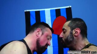 Barebacked wolf plowed by horny bear