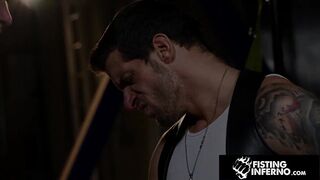 Horny Bottom Mouth & Ass Dominated By Tatted Studs