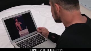 Stepdad Fucks His Stepson After Being Caught Jerking Off To His Picture