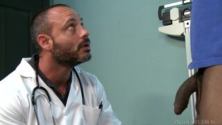 Big Scary Str8 Big Black Dick Visits His Doctor