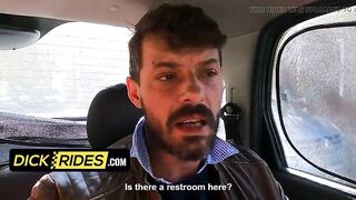 Argentino Pijudo Gives A Blowjob To A Spanish Macho - Dick Rides - Real Taxi Porn