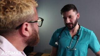 Hot - Doctor Fixes Riley Mitchel's Throat Problem With HIs Huge Cock