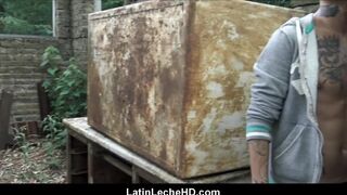 Three Latin; Latino Twinks Fuck Outside In The Woods