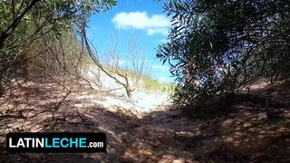 After Fucking His Gay Friend, Straight Dude Plows a Black Stud at the Beach